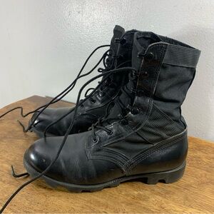 Vintage US army military hot weather jungle combat waterproof boots